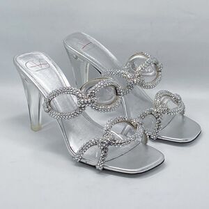 Valentino Garavani Chain 1967 embellished heel sandals size 37.5